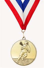 MDL-Premium - Male Lacrosse Medal ***$4.75 each***